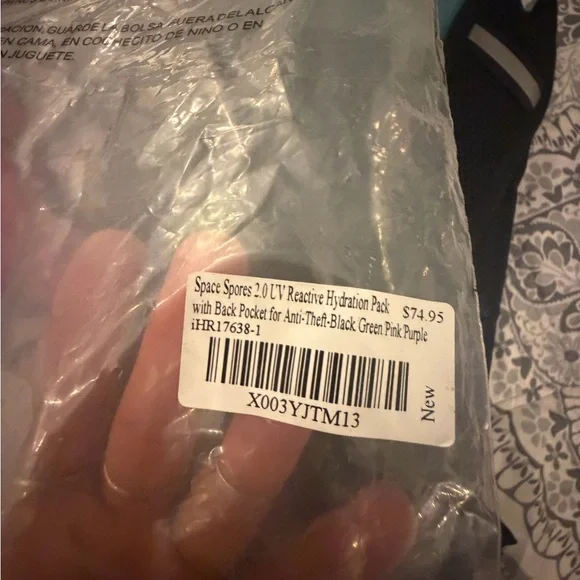 Purple Mushroom & Butterfly One-Piece Swimsuit with matching dehydration back - Picture 3 of 6